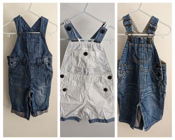Lot de 3 salopettes