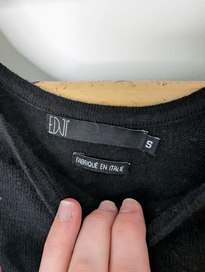 Pull fin EDJI noir et doré - photo numéro 4