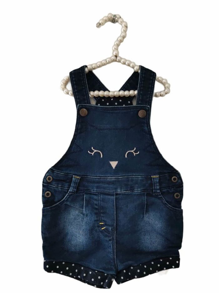 6 mois bébé fille salopette short Orchestra