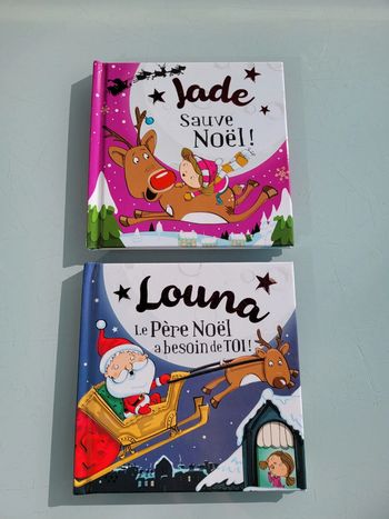 2 petits livres de Noël 🎄  Jade sauve Noël et Louna le Père-Noël a besoin de toi 🎅