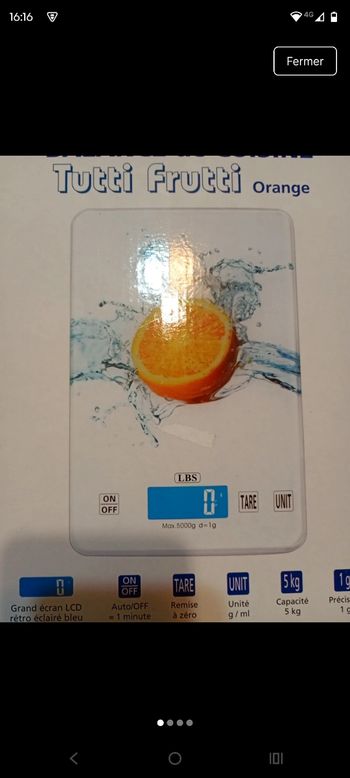 Balance de cuisine lbs