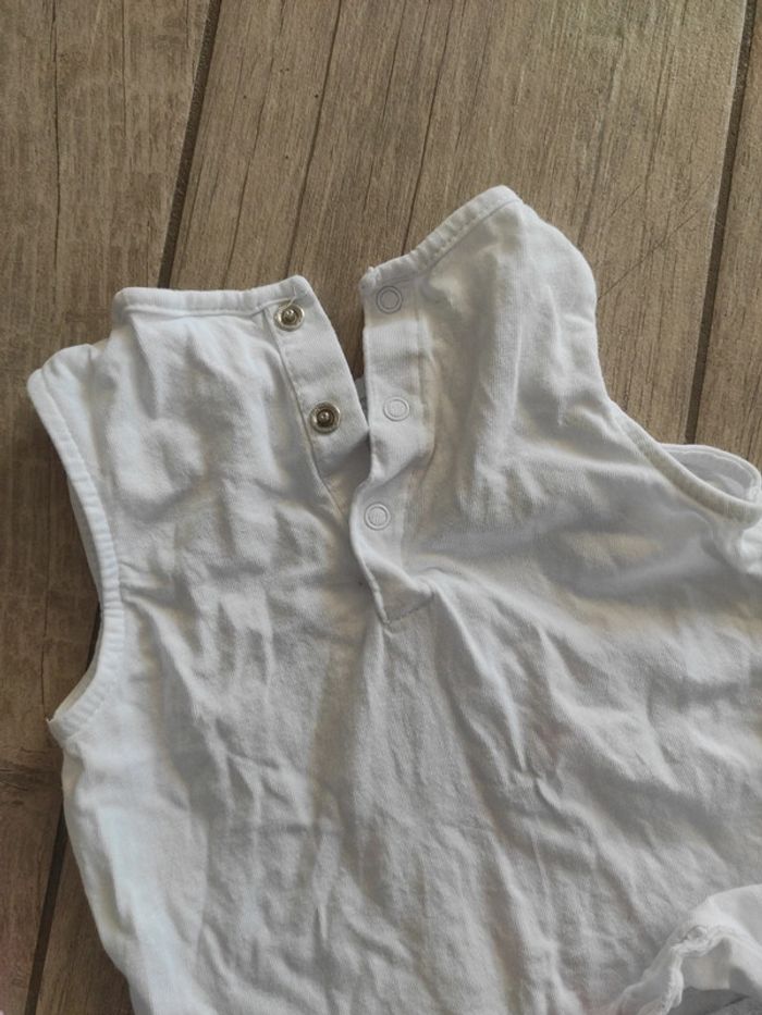 Ensemble été short et t-shirt lapin 12 mois - photo numéro 4