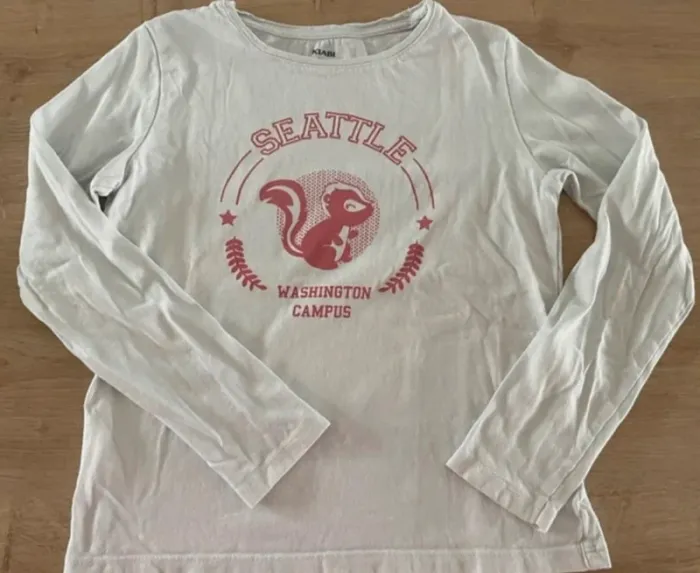 T-shirt manches longues écureuil