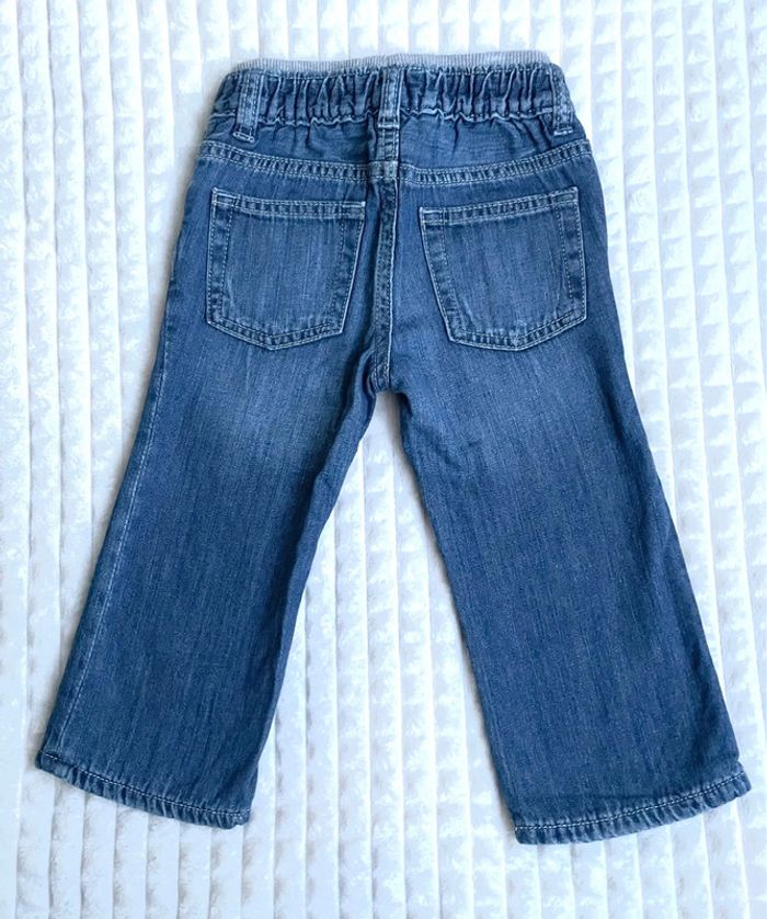Pantalon jeans doublé coton, 18-24 mois, Gap - photo numéro 2