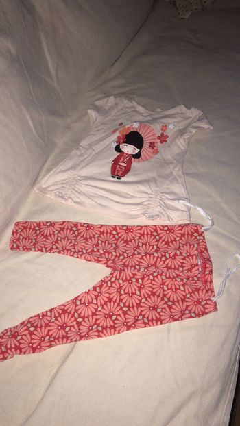 Ensemble t-shirt+legging 12M