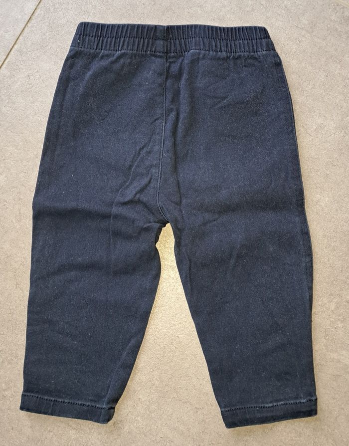 Pantalon bleu marine en taille 12 mois - photo numéro 3