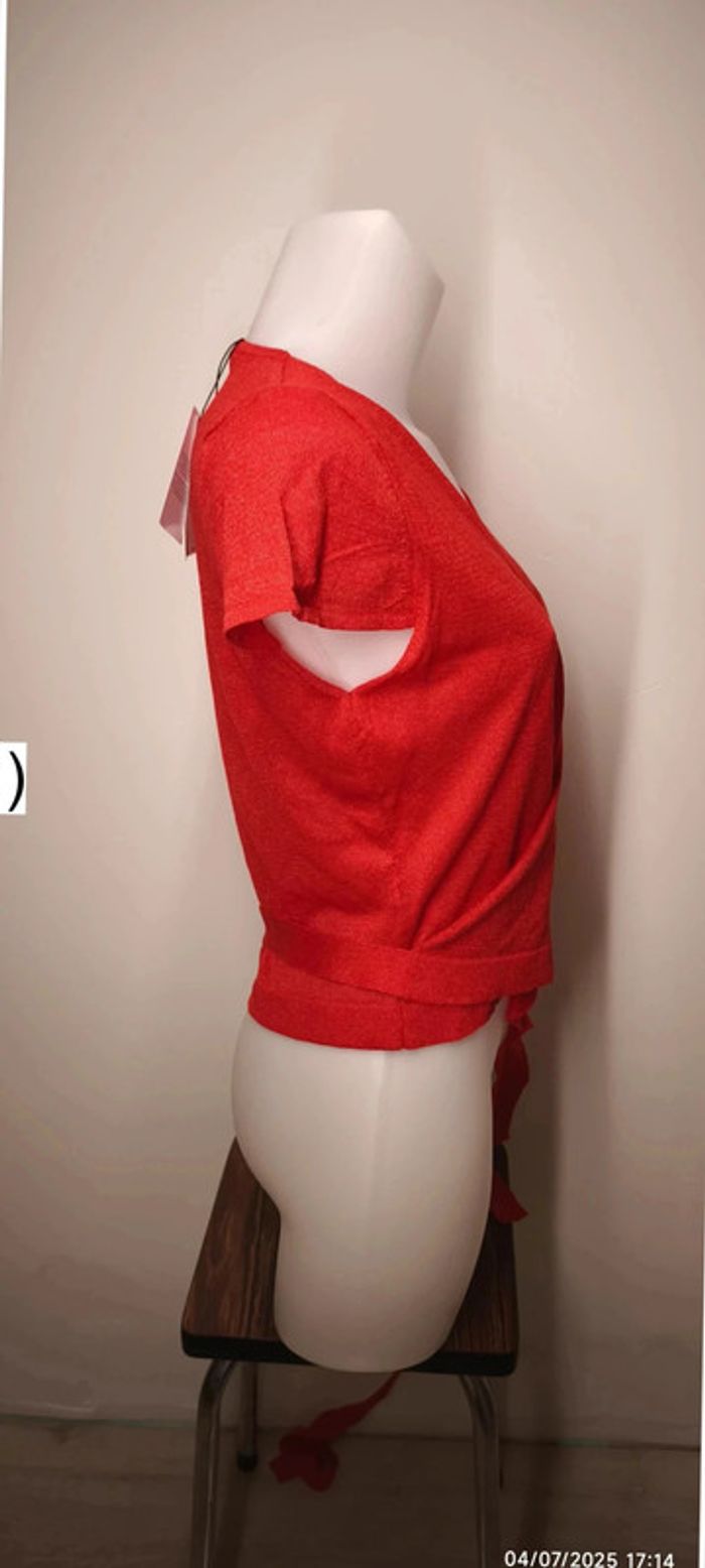 Haut Mango Femme Taille M Rouge - photo numéro 3