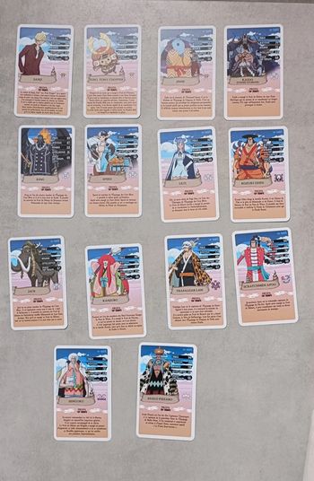 Cartes Top trump One piece