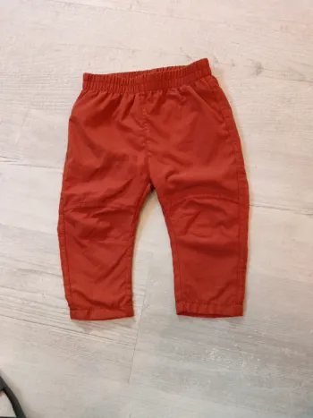 Jogging léger couleur brique 12mois