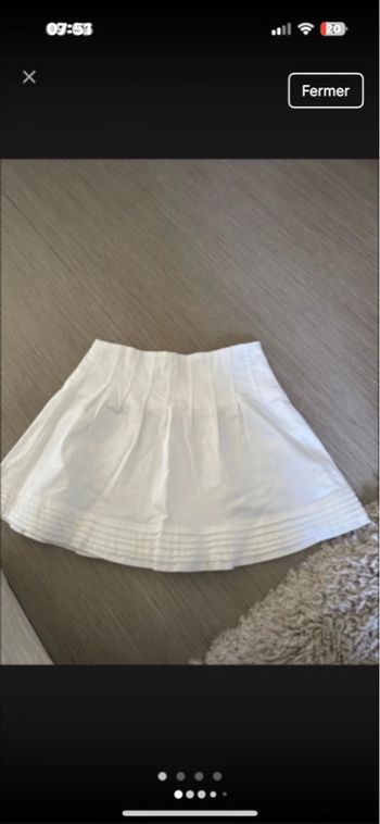 Jupe tartine et chocolat blanche quasi neuf 6 ans