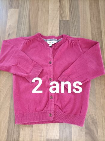 Gilet fushia 2 ans Kid Kanai