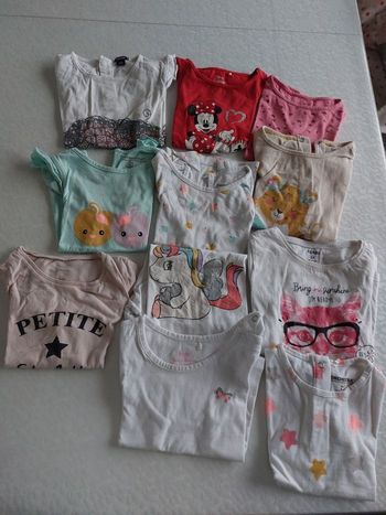 Lot de 17 tee shirt 24mois