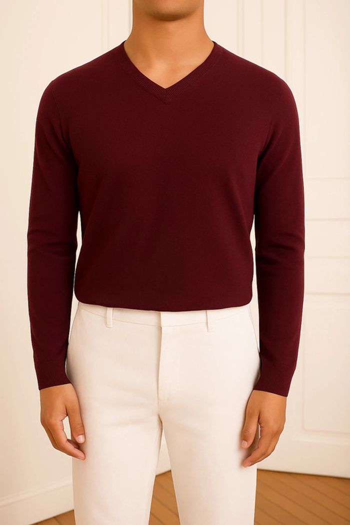 Pull cardigan col V en coton Keystone - photo numéro 2