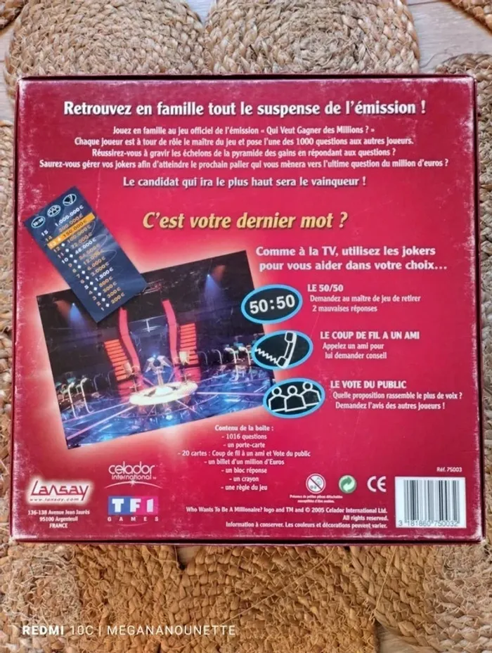 💡 Jeu Qui Veut Gagner des Millions – Édition Famille – Lansay – Complet – Très Bon État - photo numéro 2