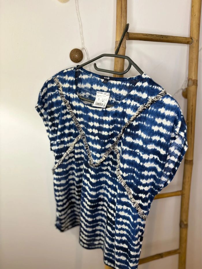 Jolie t-shirt bleu kiabi