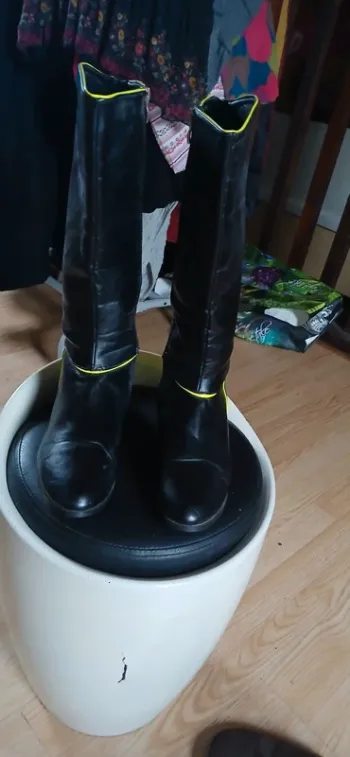 Grande botte noir