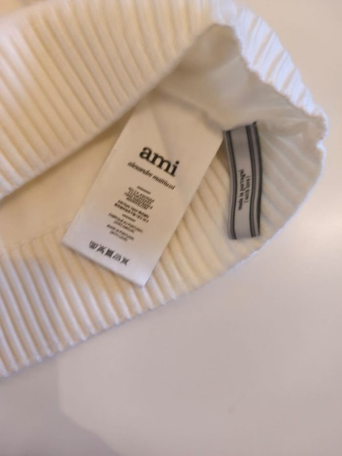 Pull ami paris blanc et rouge - photo numéro 6