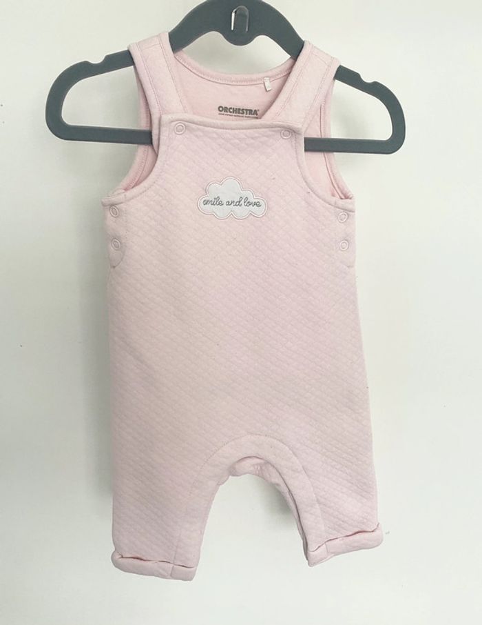 Très jolie Salopette combinaison bébé fille 3 mois - photo numéro 3