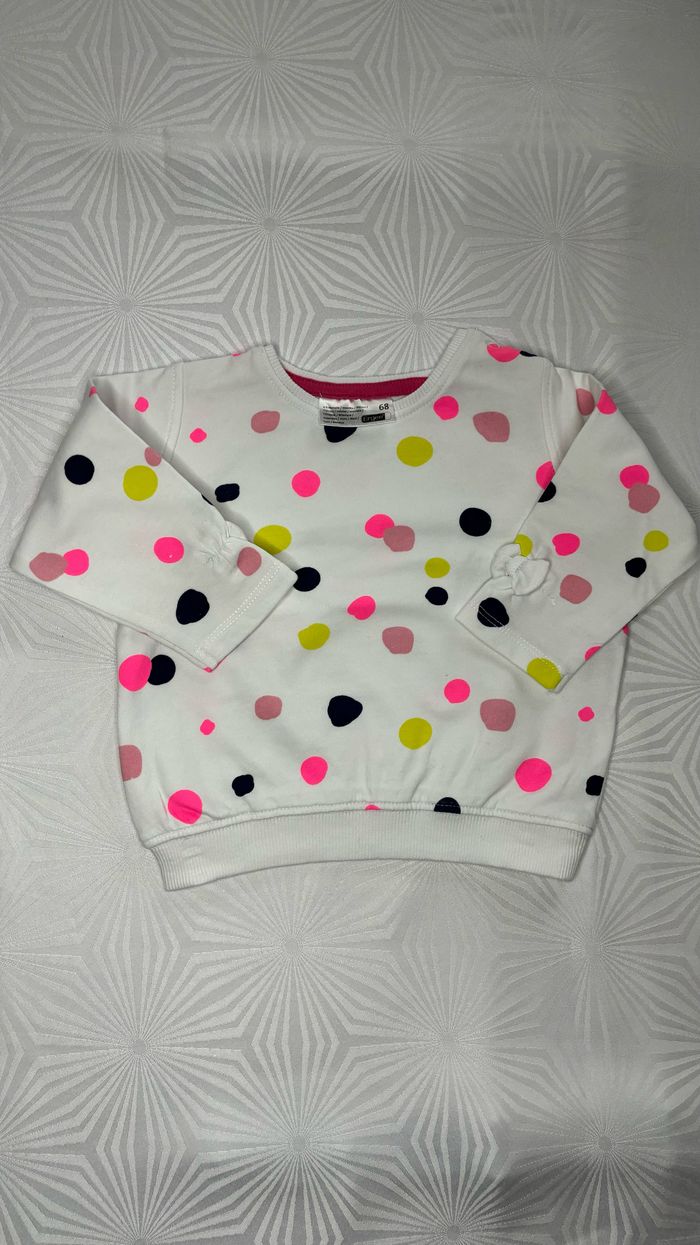 Pull fille 4-6 mois - 68 cm - photo numéro 2