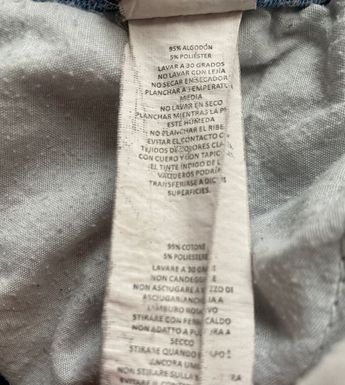 jeans droit effiloché à la taille - photo numéro 7