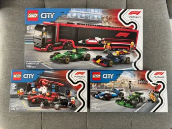 Lot Lego city Formule 1 : 60445 60474 60443 NEUFS et scellés