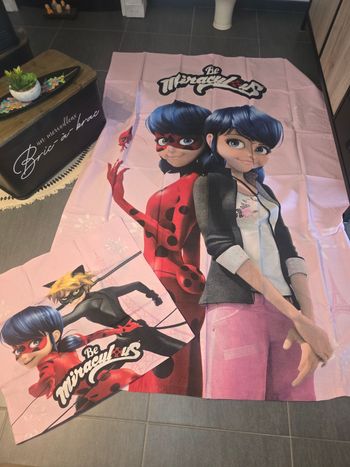 Housse couette +taie ladybug