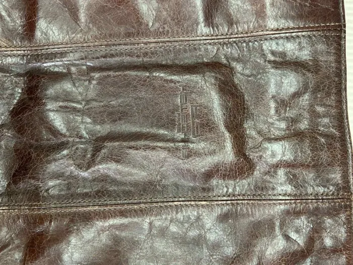 Sac à main en cuir marron kewechris style vintage - photo numéro 15
