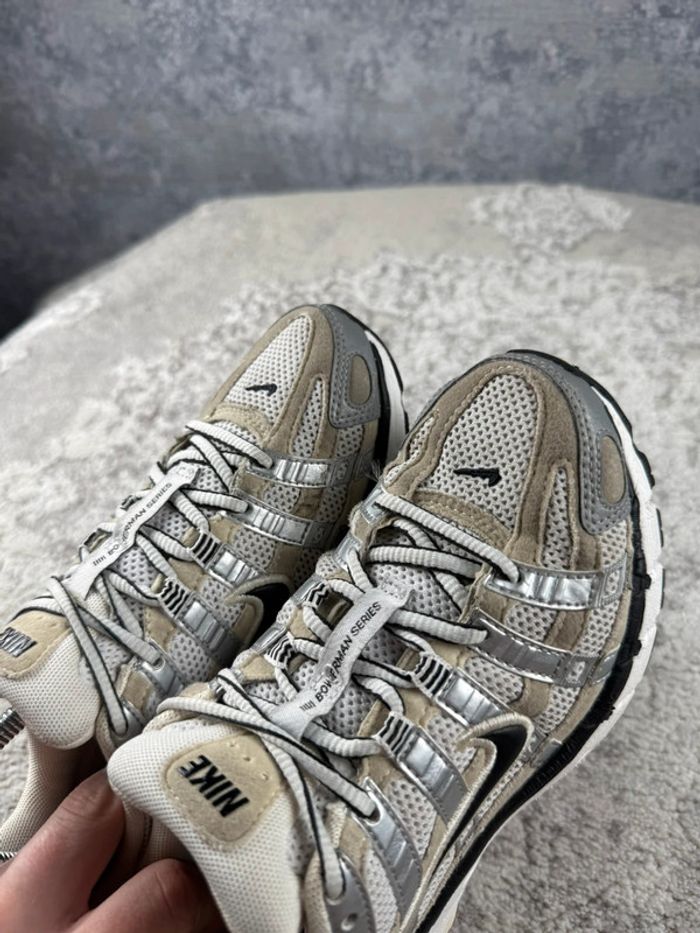 Nike P-6000 Running - Coconut Milk Silver - Silver & Beige & White - photo numéro 17