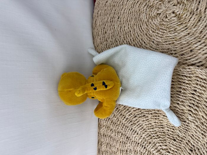 Doudou chat tigre orange mouchoir Jungle friends party SIMBA TOYS KIABI - photo numéro 3