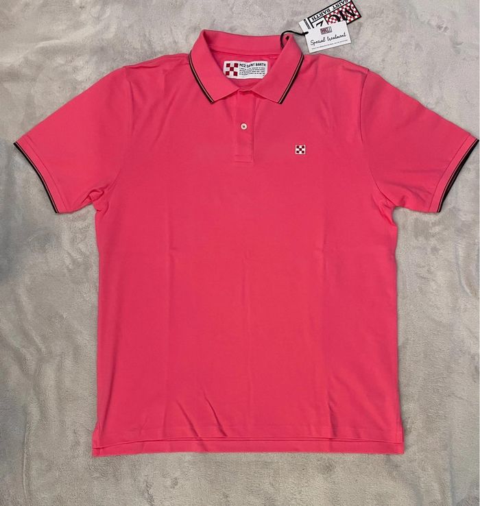 MC2 Saint Barth - Polo « Beverly Hills » Rose, taille XL - photo numéro 2