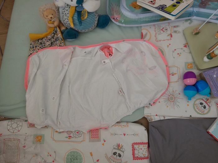 Barboteuse courte et croisée Petit Beguin 6 mois 68 cm - photo numéro 9