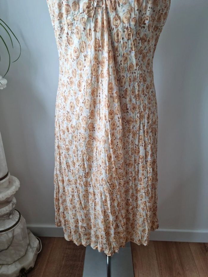 Robe longue fleurie Vintage année '80 - photo numéro 6