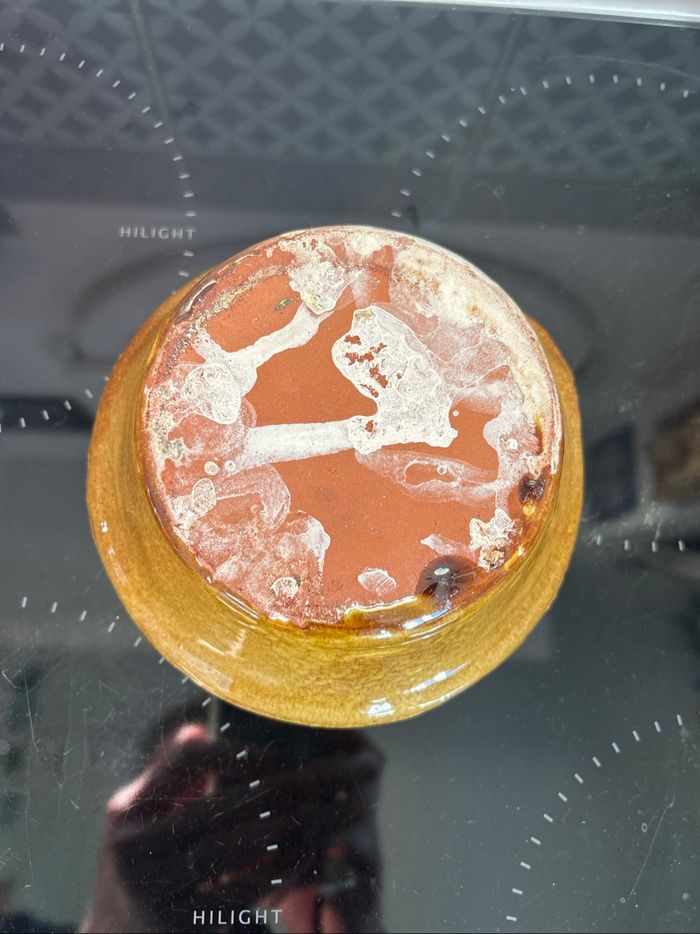 🥣 Petit Bol / Ramequin en Terre Cuite Émaillée - Style Rustique Ocre - photo numéro 4