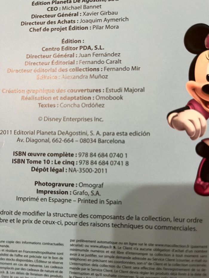 Livre joue et apprend avec Mickey chiffre 5 - photo numéro 3