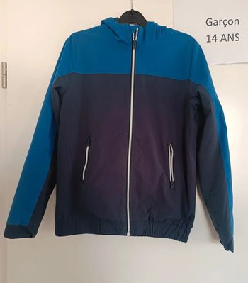 Veste zippée polaire pluie Okaïdi 14 ans