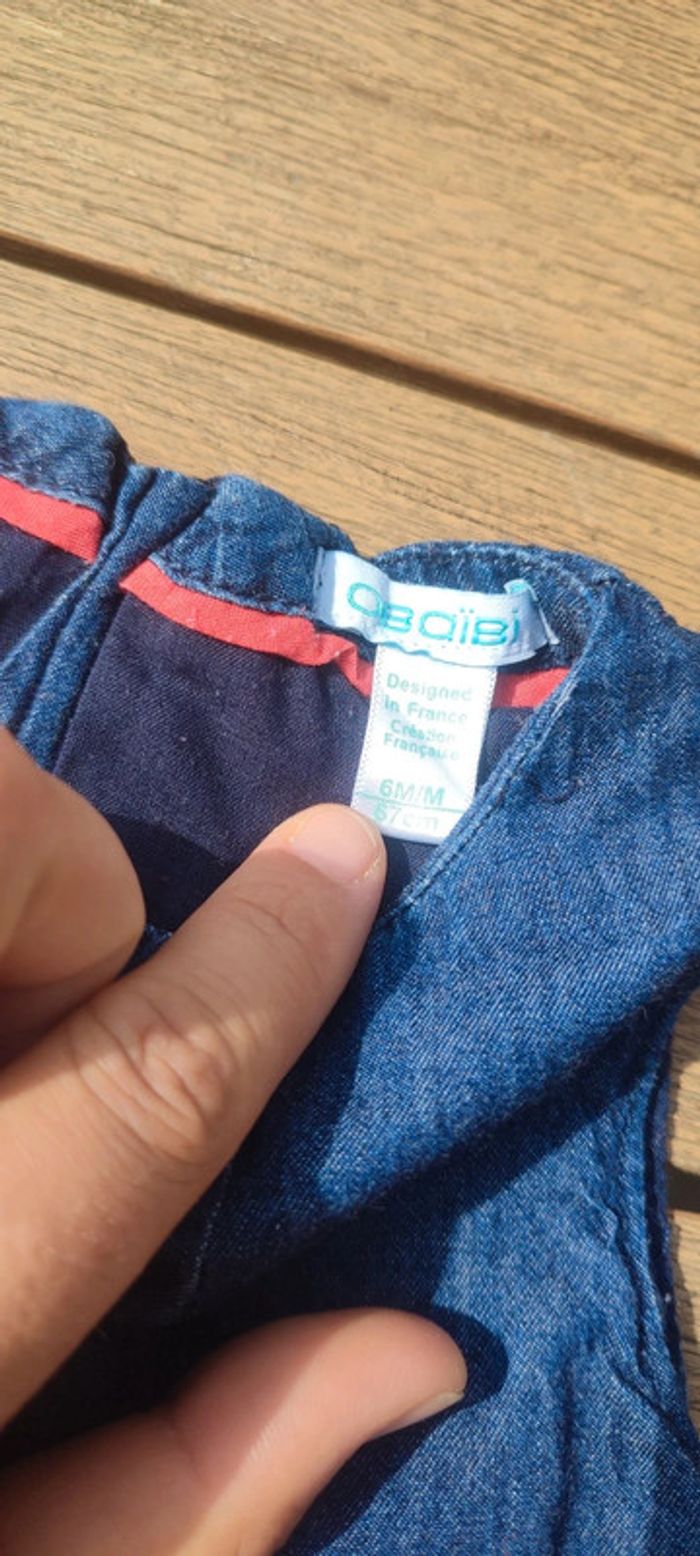Robe en jean 6mois - photo numéro 4
