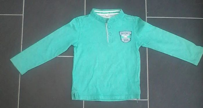 Joli tee-shirt "baseball" manches longues garçon 4-5 ans