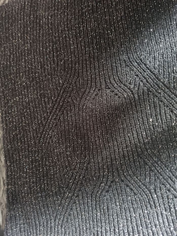 Robe noir pailleté à manches longues 2ans - photo numéro 2