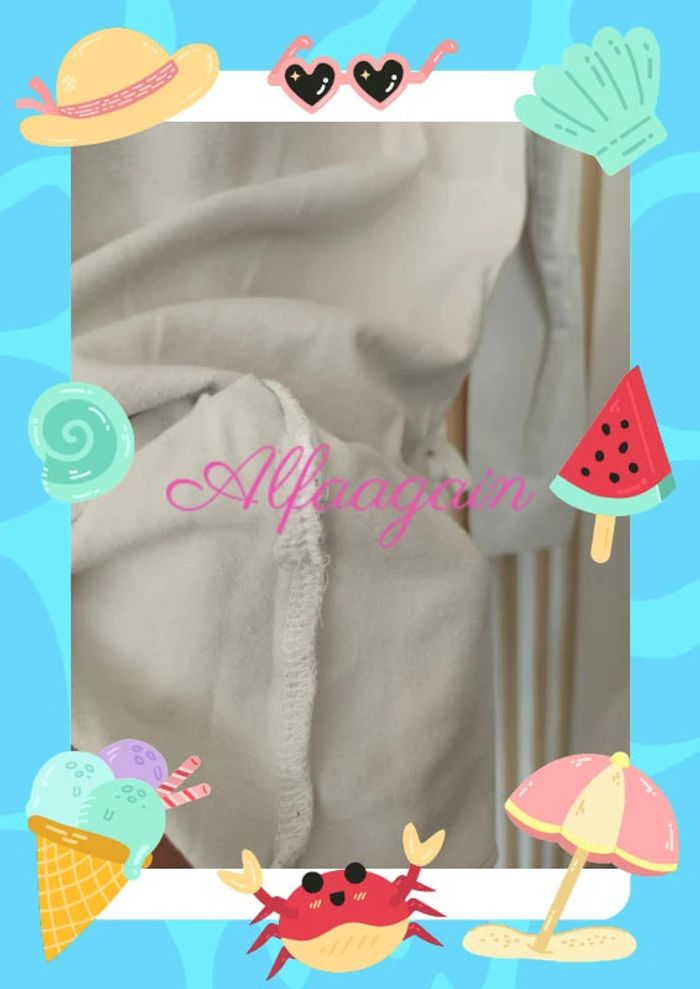 T-shirt manches longues kenzo blanc 10ans - photo numéro 4