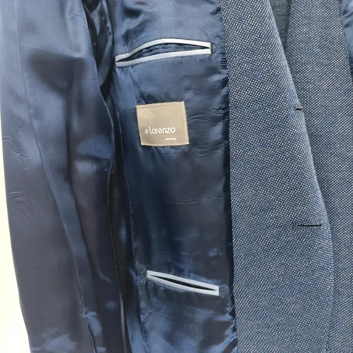 Veste bleue de costume - tailleur homme bleu foncé Di Lorenzo A463 - photo numéro 12