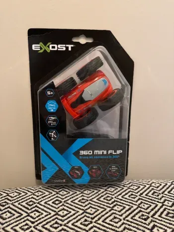 Exost - Petite voiture télécommandée 360 mini flip - 10cm - 5 ans et +