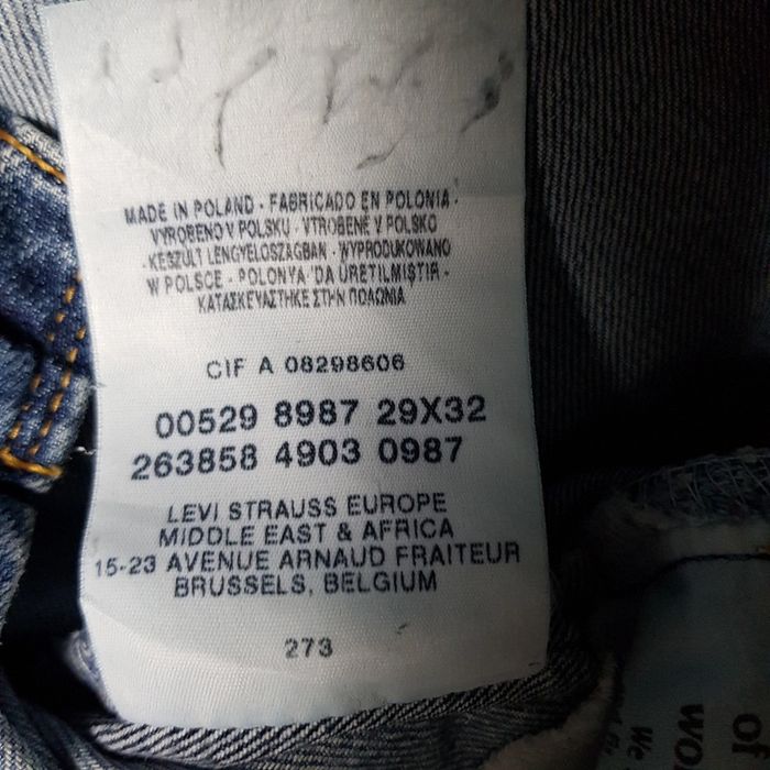 Jean Levi's 529 W29 L32 Bleu - photo numéro 9