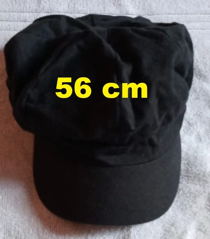 Casquette noire Taille 56 cm
