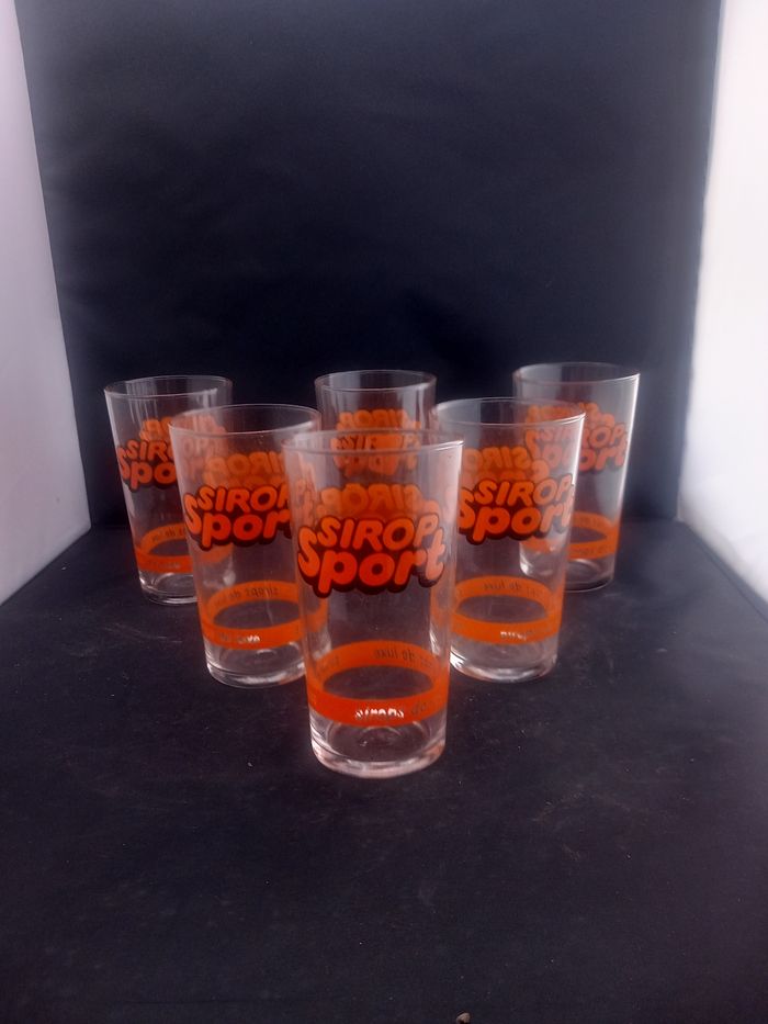 6 Verres sirop sport - photo numéro 1