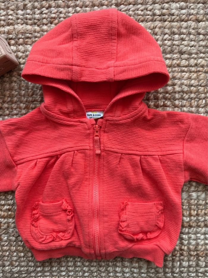Veste à zip TAO 3mois / 60cm - photo numéro 2