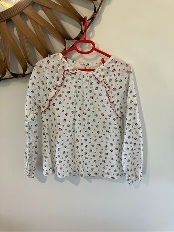 Blouse fleurie neuve 7 ans sergent Major