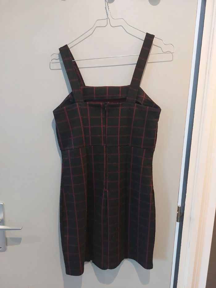 Robe tablier fille bordeaux - photo numéro 2