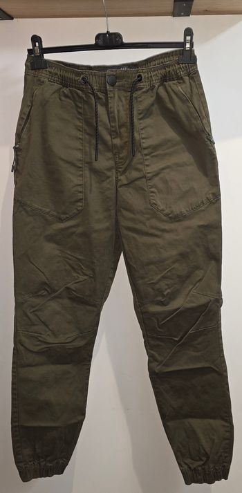 Pantalon coton kaki style cargot S