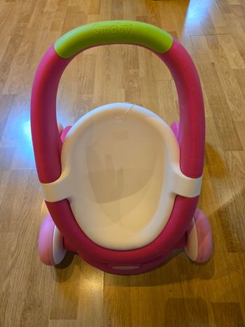 Poussette pousseur smoby 2en1