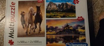 3 puzzles Clementoni